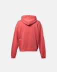 CORE LOOPWHEEL ZIP HOODIE RED