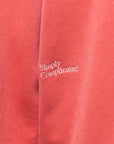 CORE LOOPWHEEL ZIP OVER CREW RED