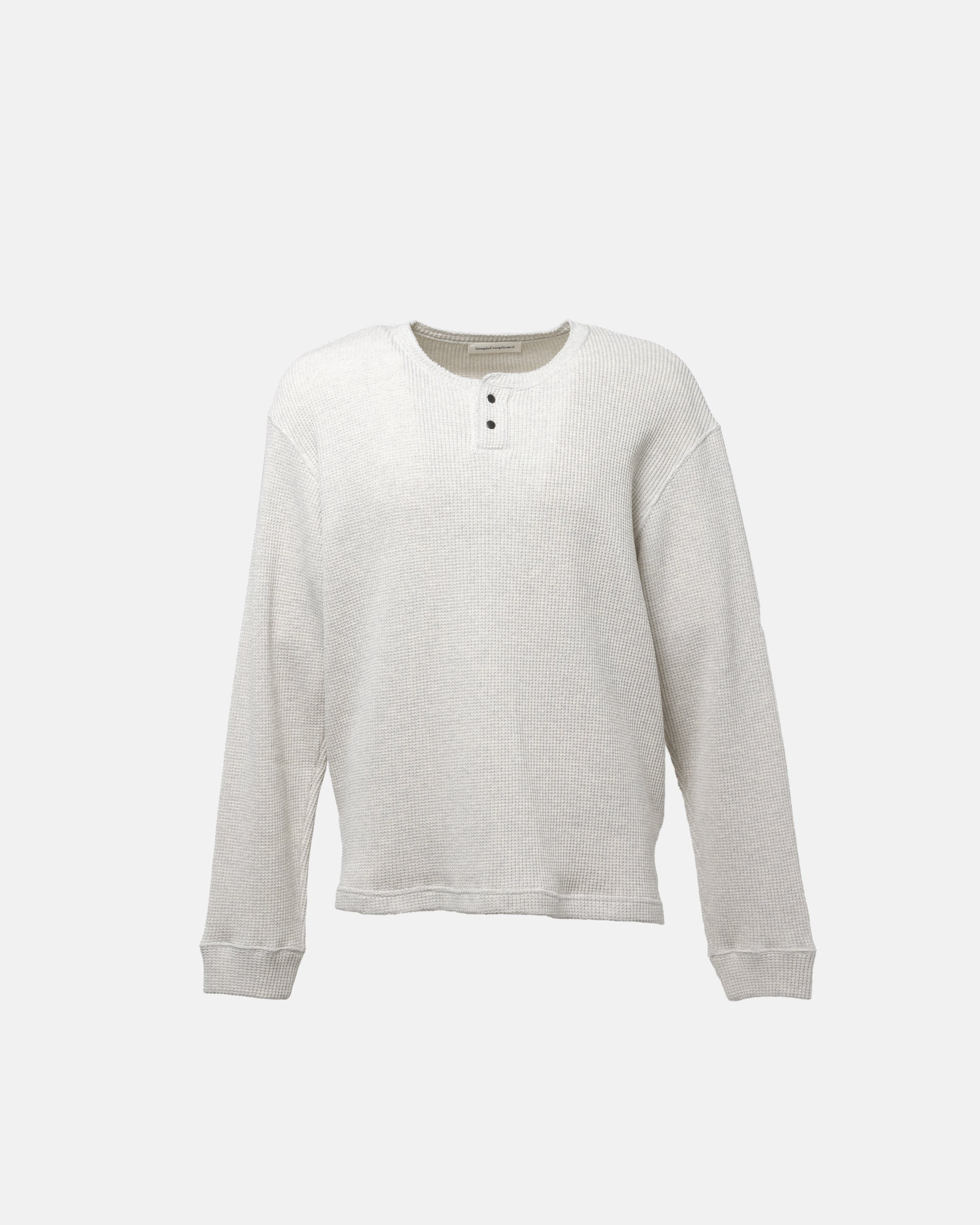 SNAP HENRY L/S TEE OATMEAL