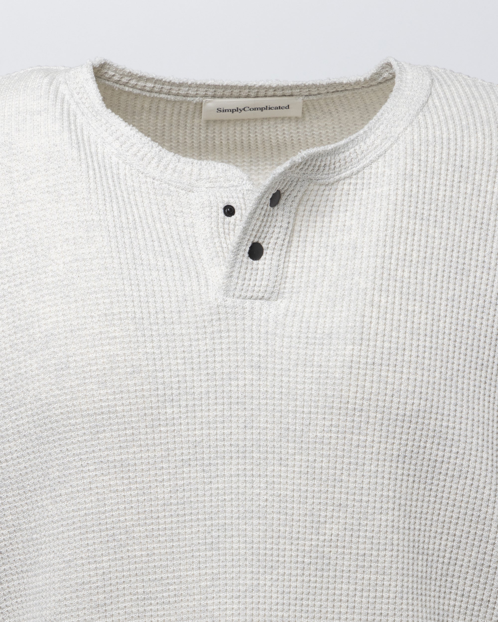 SNAP HENRY L/S TEE OATMEAL
