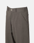 UNEVEN WOOL LOOSE TROUSERS
