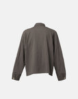 UNEVEN WOOL OVER SHIRT