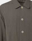 UNEVEN WOOL OVER SHIRT