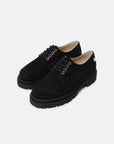 LUG DERBY SUEDE BLACK