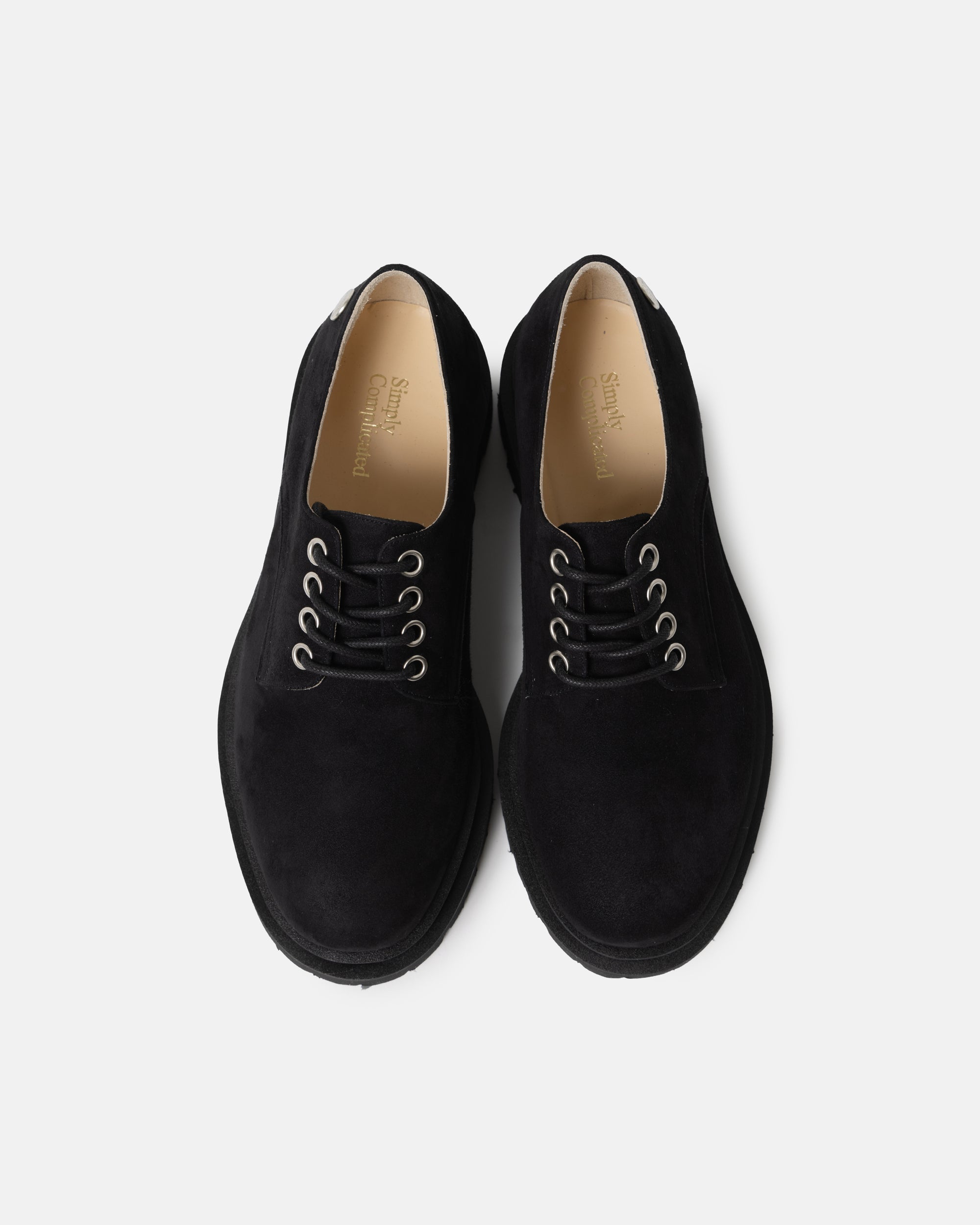 LUG DERBY SUEDE BLACK