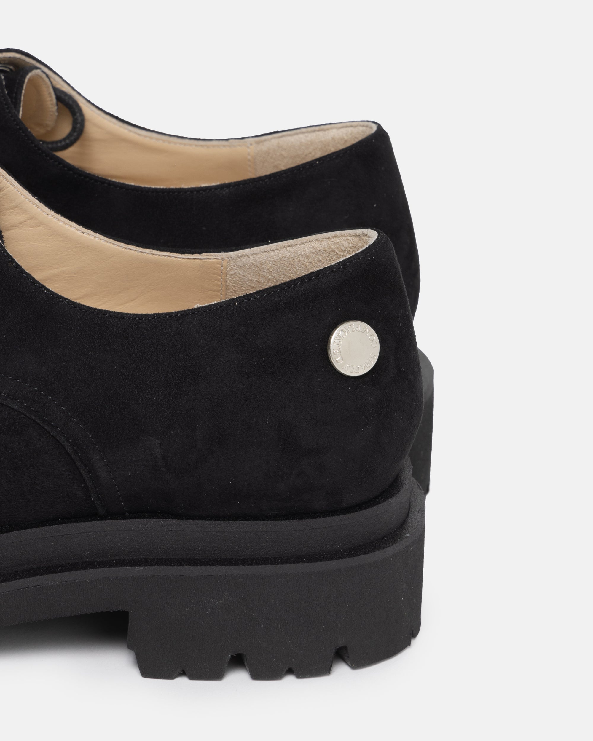 LUG DERBY SUEDE BLACK