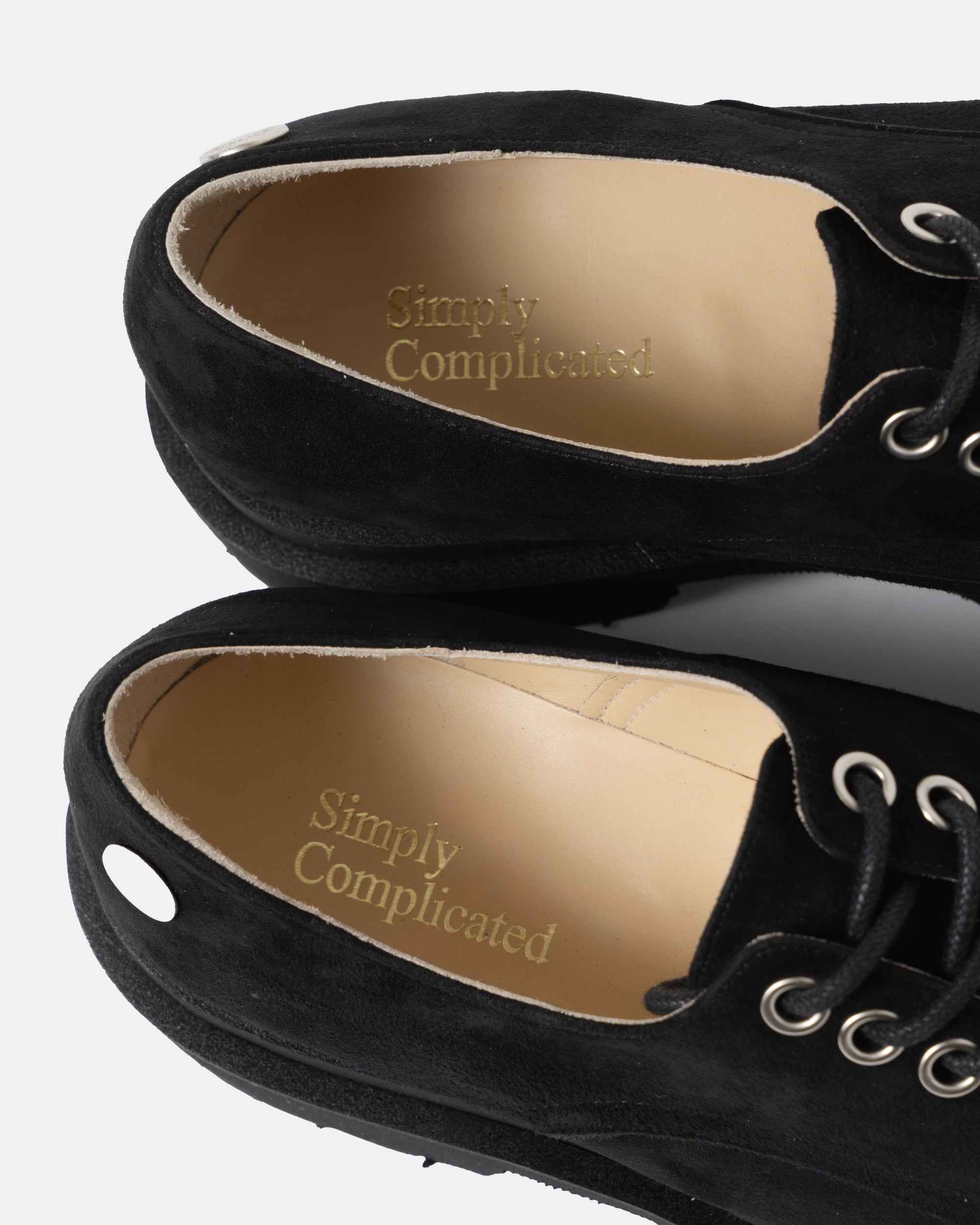 LUG DERBY SUEDE BLACK