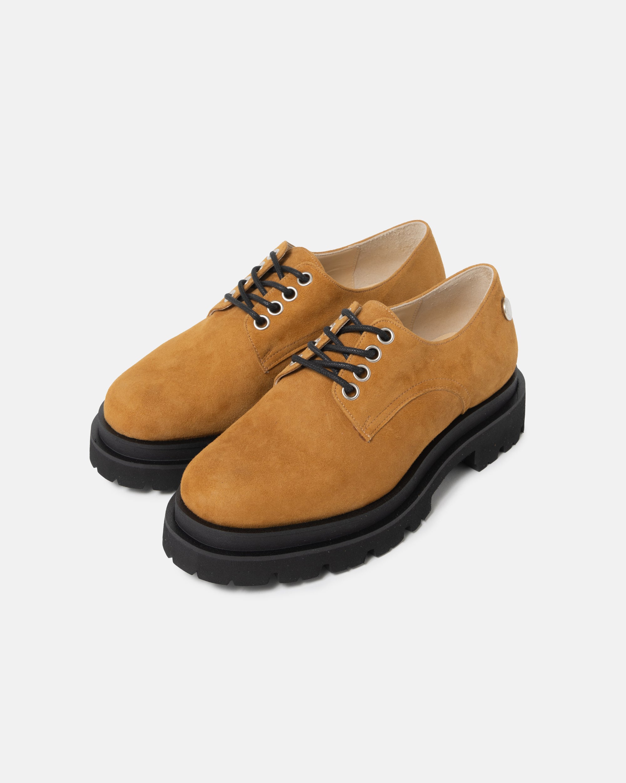 LUG DERBY SUEDE LT.BROWN