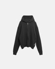 HONEYCOMB WAFFLE HOODIE BLACK