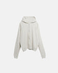 HONEYCOMB WAFFLE HOODIE OATMEAL
