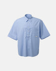 FLUX P/O HALF SLEEVE SHIRT LT.BLUE