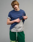 SIGNATURE TEE NAVY