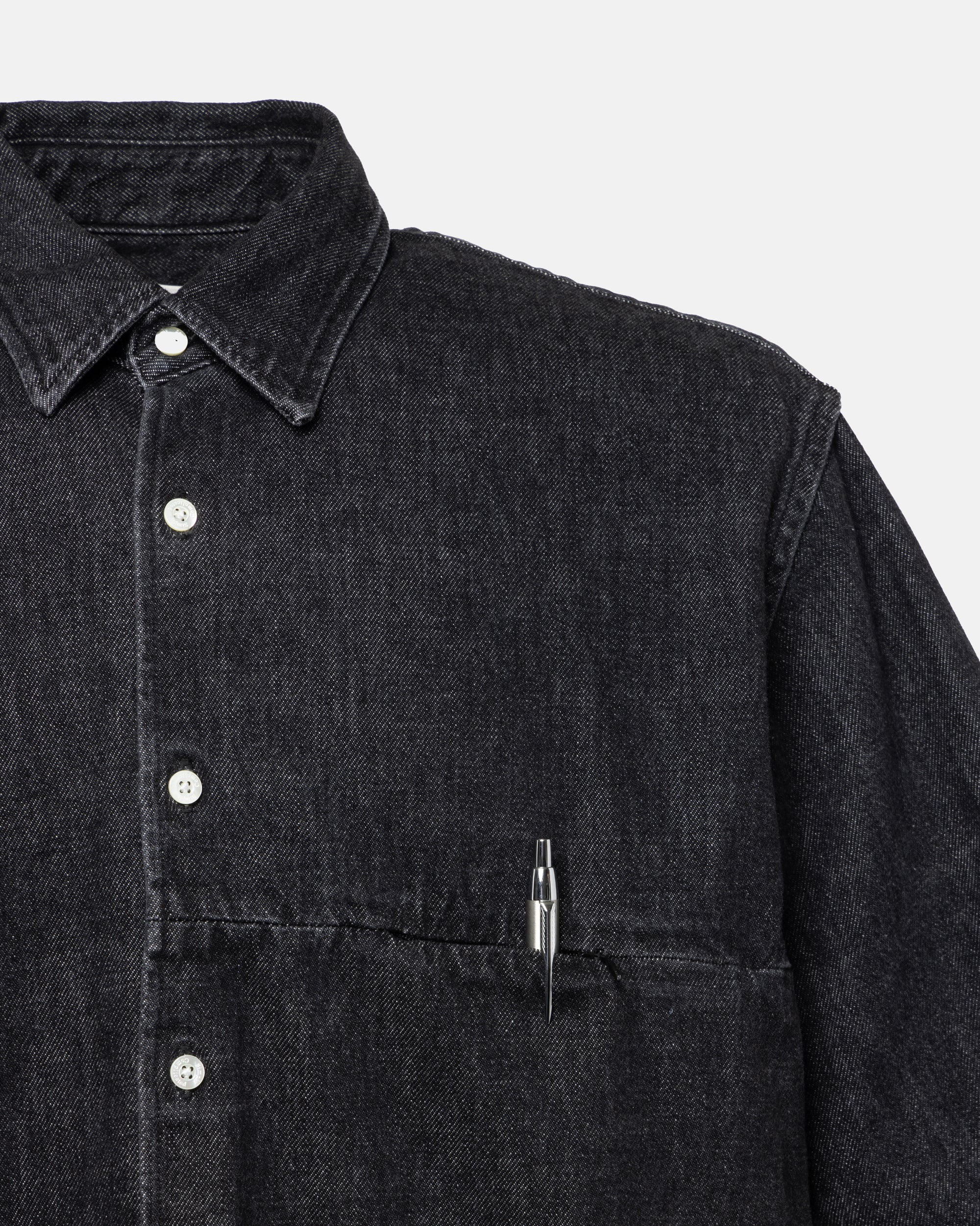 BF DENIM SHIRT BLACK