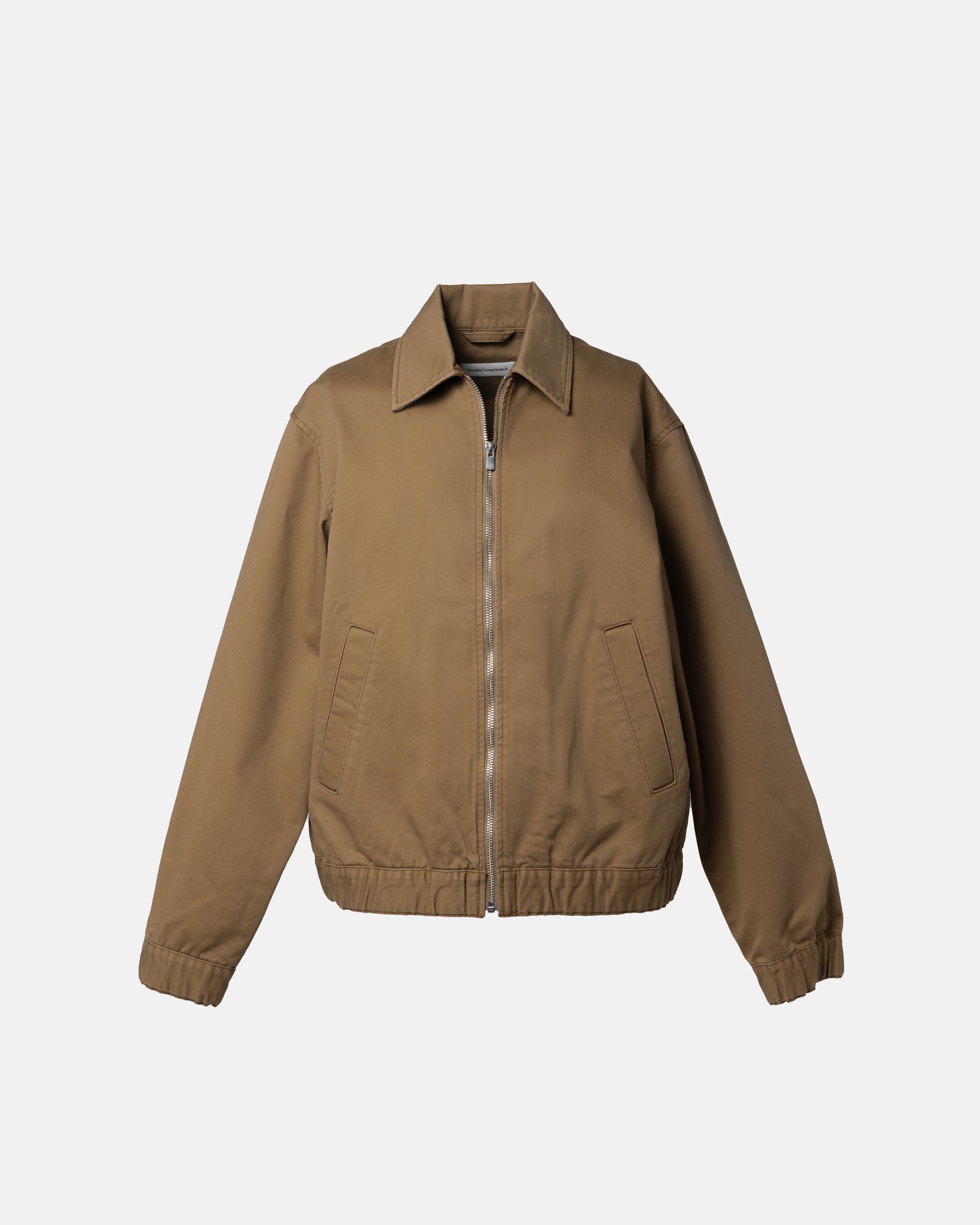 CHINO ZIP BLOUSON BEIGE