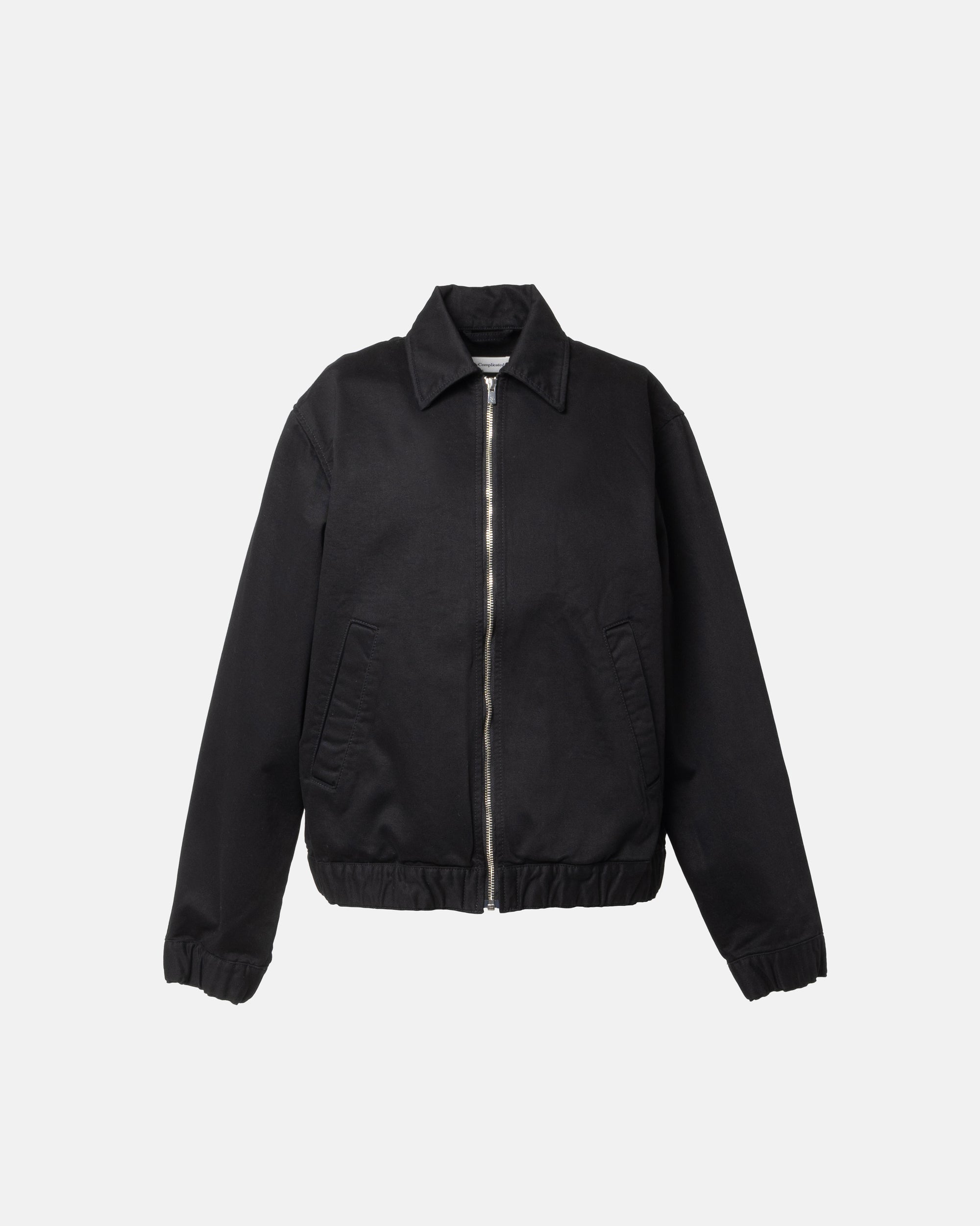 CHINO ZIP BLOUSON BLACK