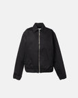 CHINO ZIP BLOUSON BLACK