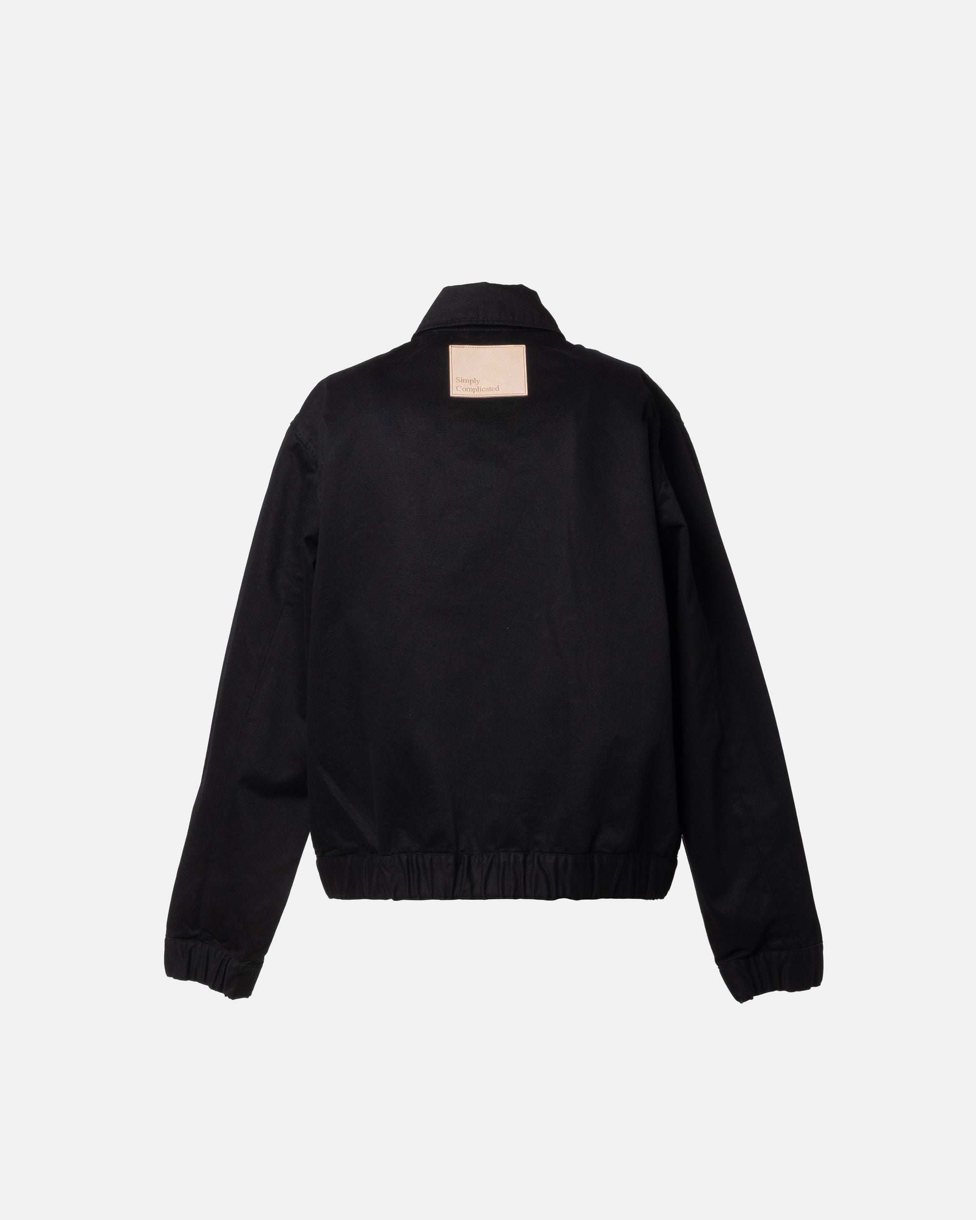 CHINO ZIP BLOUSON BLACK