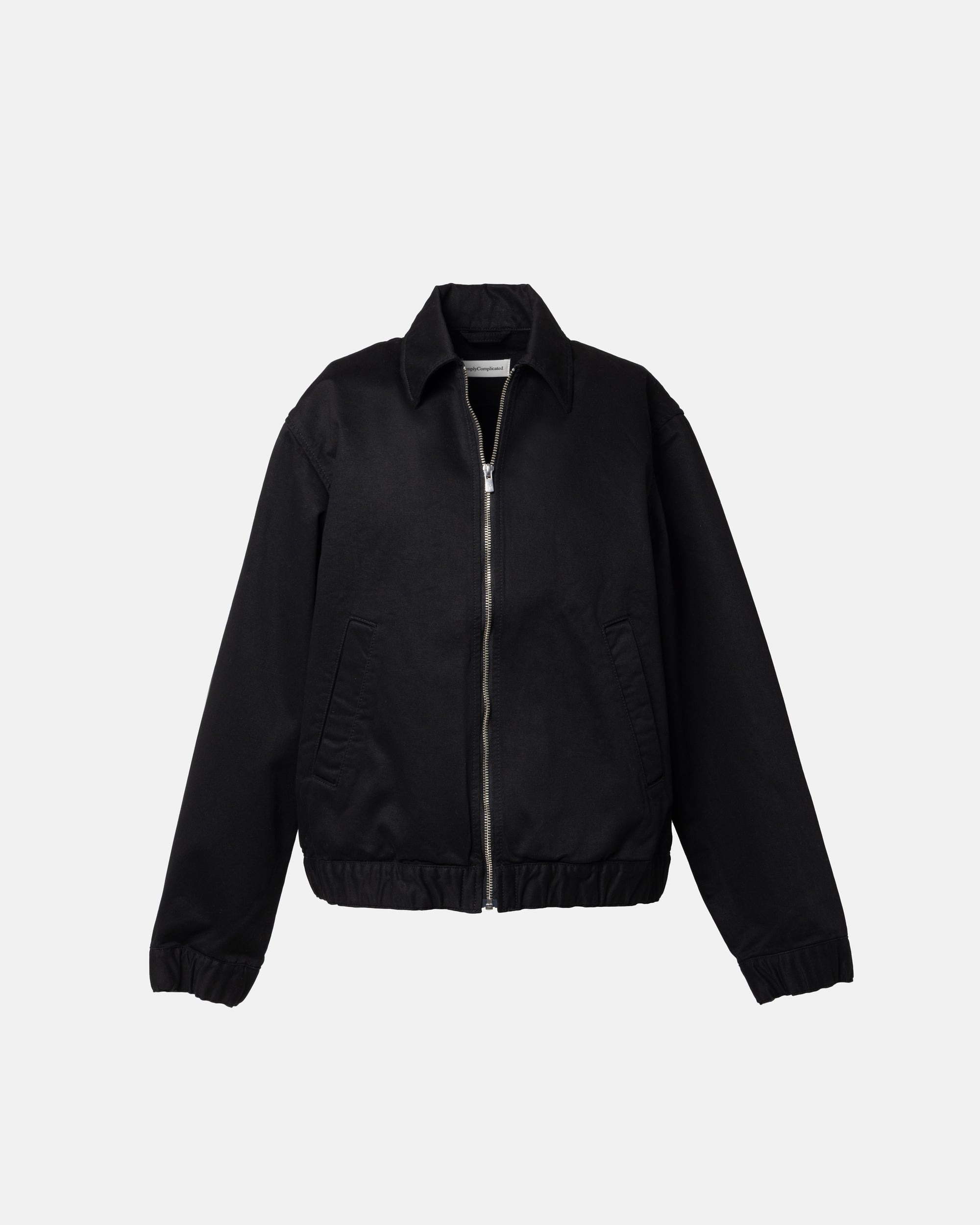 CHINO ZIP BLOUSON BLACK