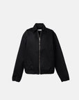 CHINO ZIP BLOUSON BLACK