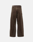 CORD TWIST WORK PANTS BROWN