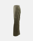 CORD TWIST WORK PANTS OLIVE