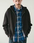 HONEYCOMB WAFFLE HOODIE BLACK