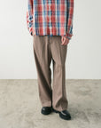 EVERYDAY VIRGIN WOOL TROUSERS CAPPUCCINO