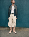 BF SELVEDGE JORTS BEIGE