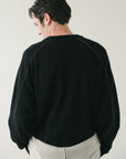 TRACK CREW DRIVERS KNIT BLACK