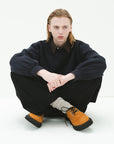 KNITTED CREW NECK NAVY