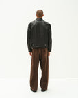 CORD TWIST WORK PANTS BROWN
