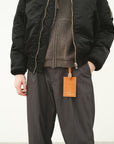 TRAVELER LEATHER TAG CAMEL