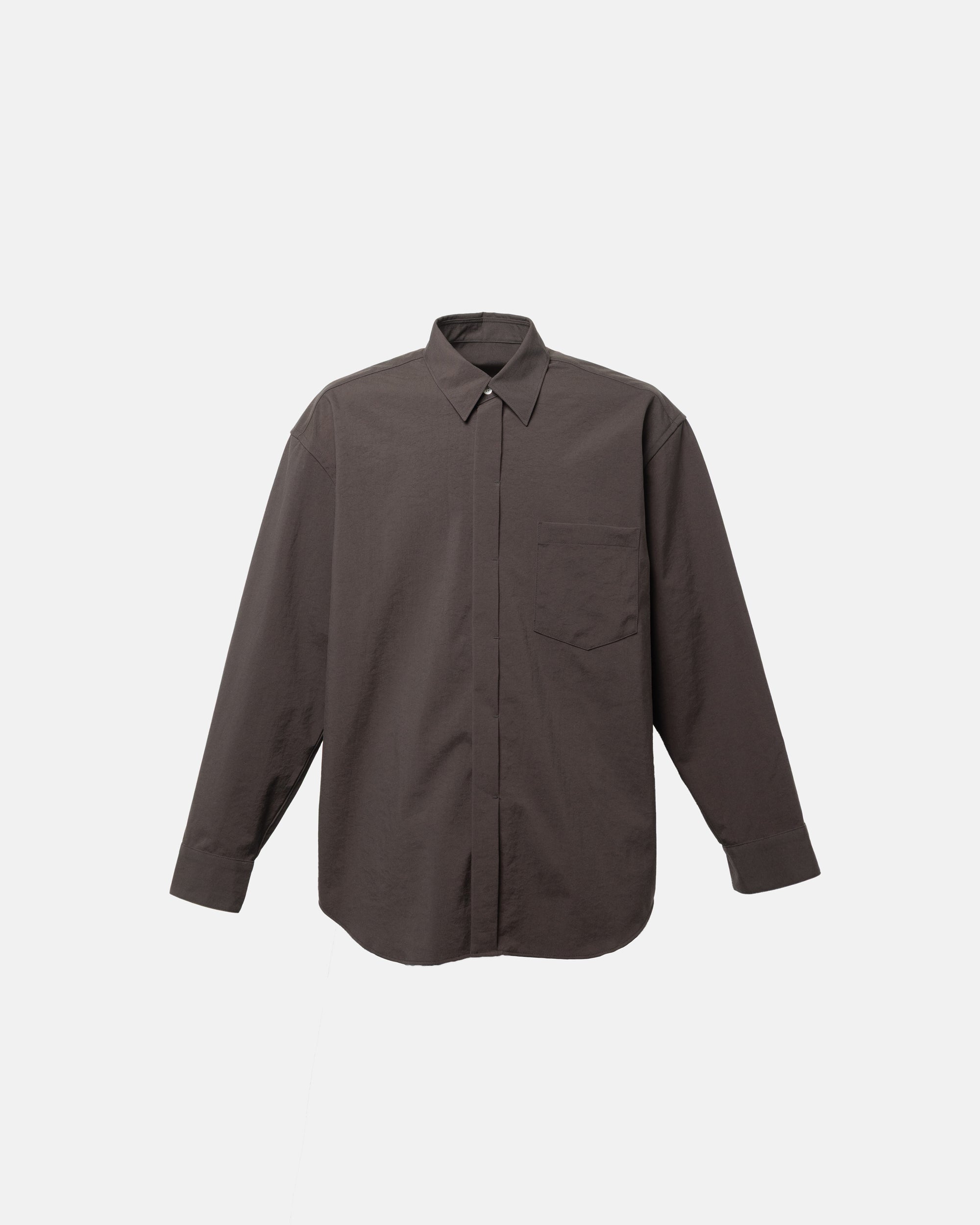 FRAME NYLON SHIRT DK.BROWN