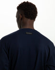 PRACTICE COTTON MESH L/S TEE NAVY