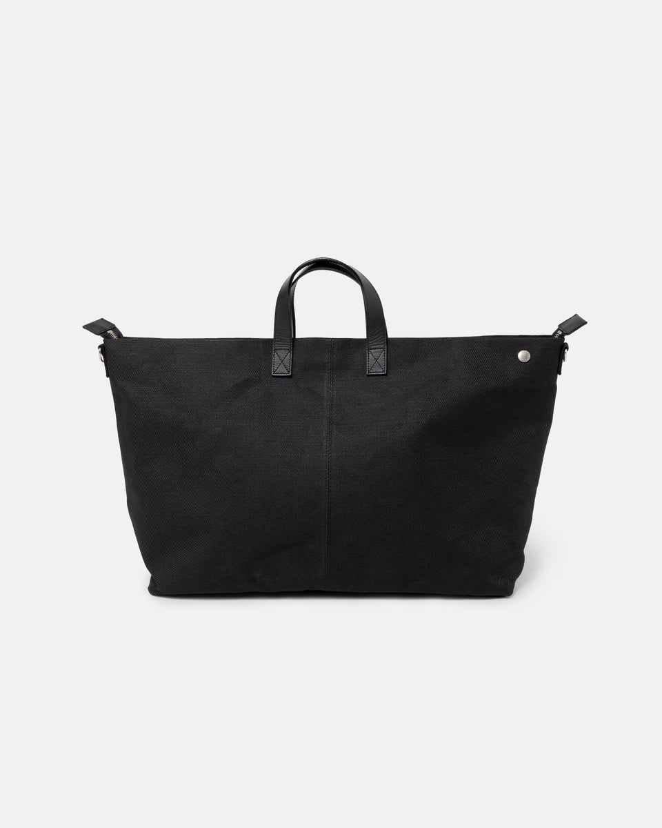 バッグ SIMPLYCOMPLICATED JUTE CANVAS TOTE BAG JUTE CANVAS TOTE BAG BLACK – SimplyComplicated