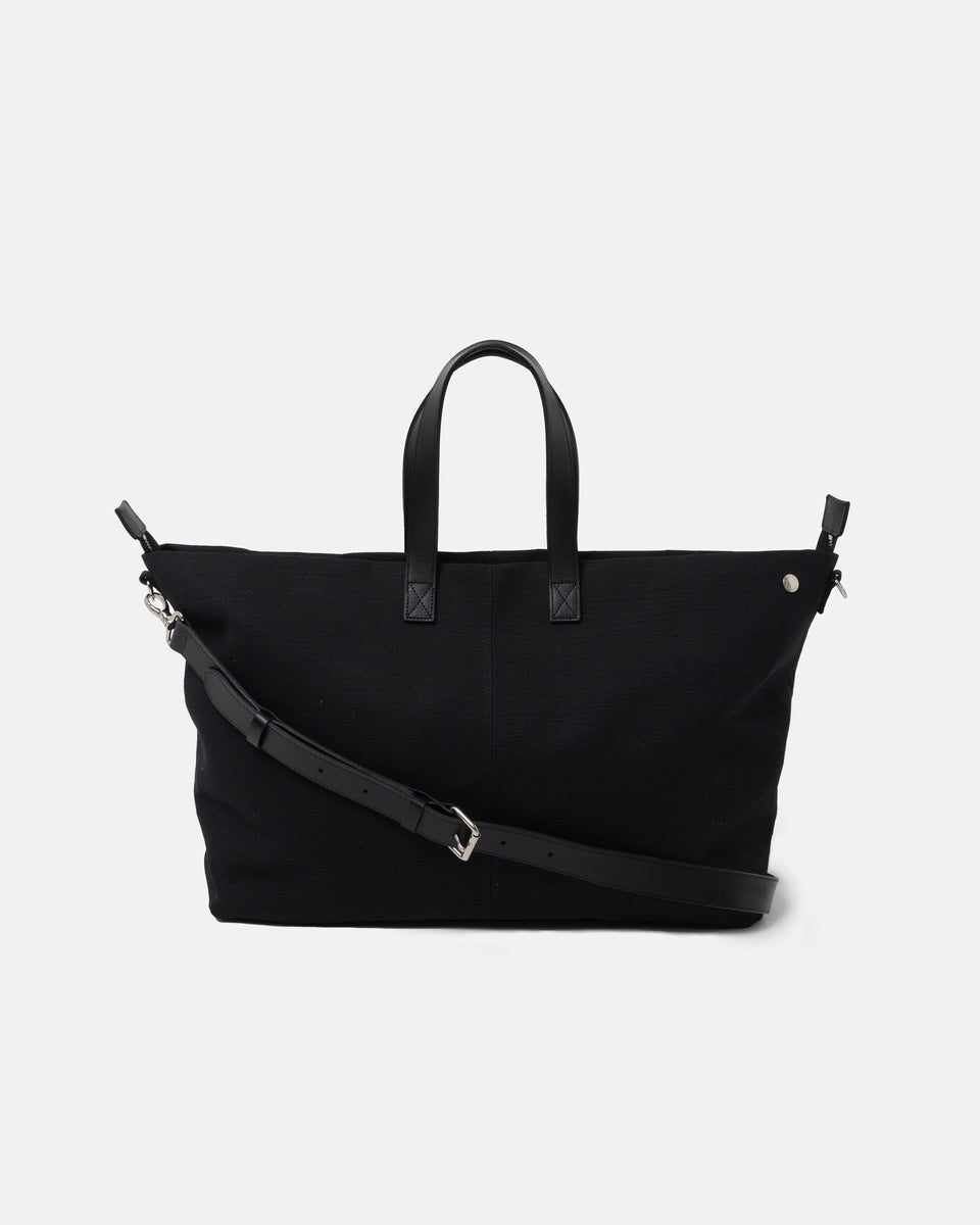JUTE CANVAS TOTE BAG BLACK – SimplyComplicated