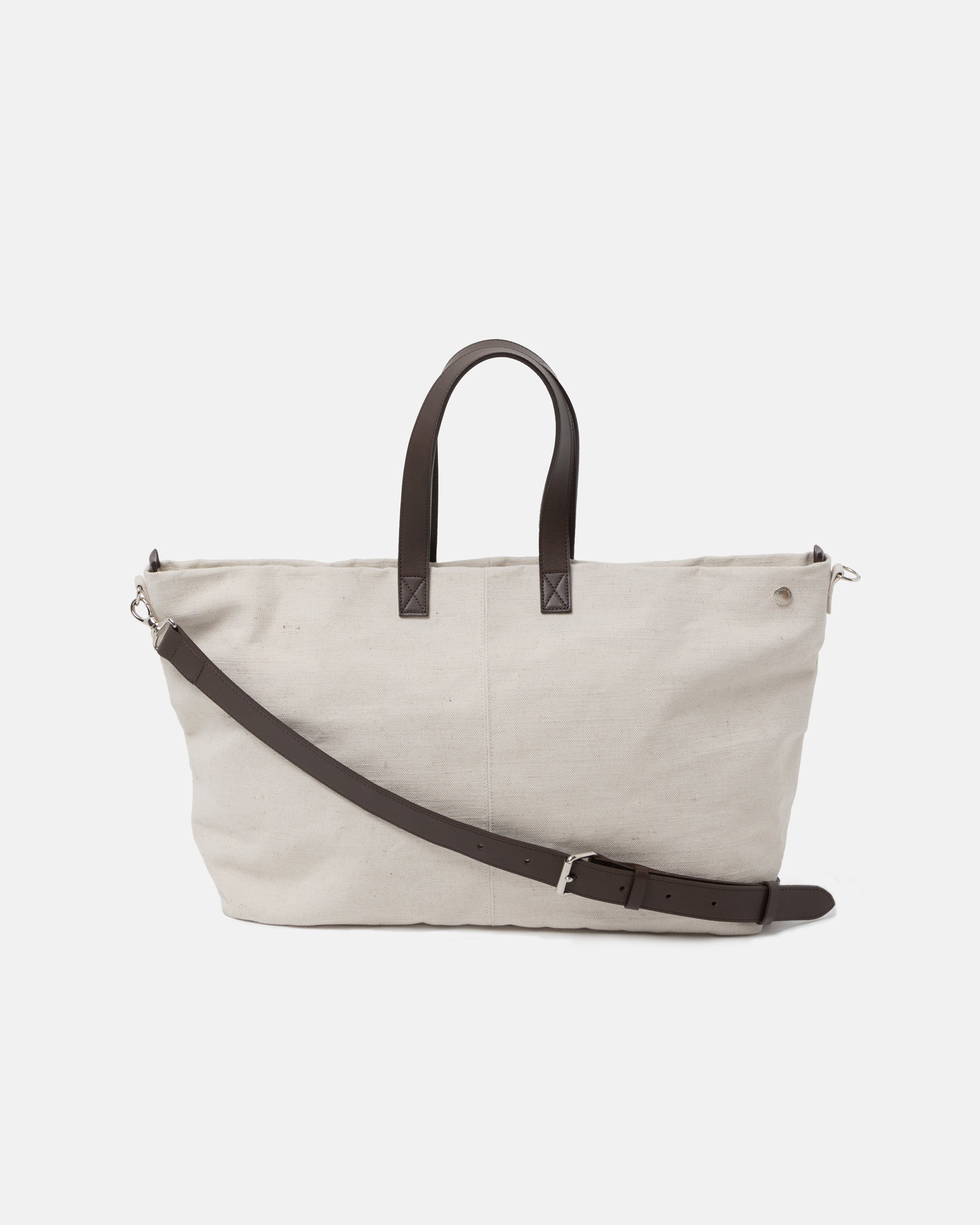 JUTE CANVAS TOTE BAG OFF