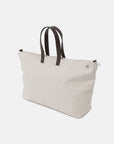 JUTE CANVAS TOTE BAG OFF