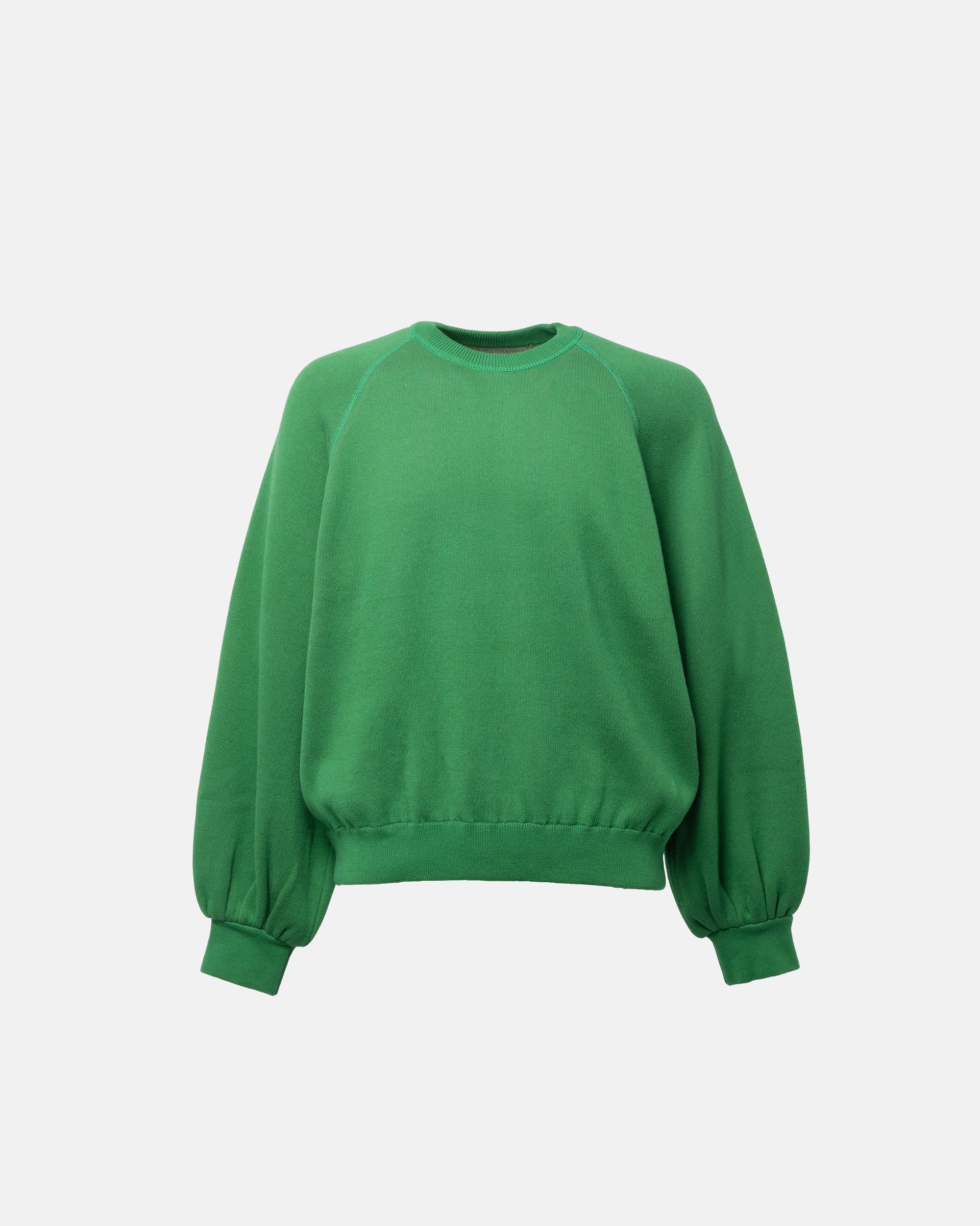 KNITTED CREW NECK GREEN
