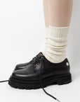 ORGANIC COTTON LOOSE RIB SOCKS OFF WHITE