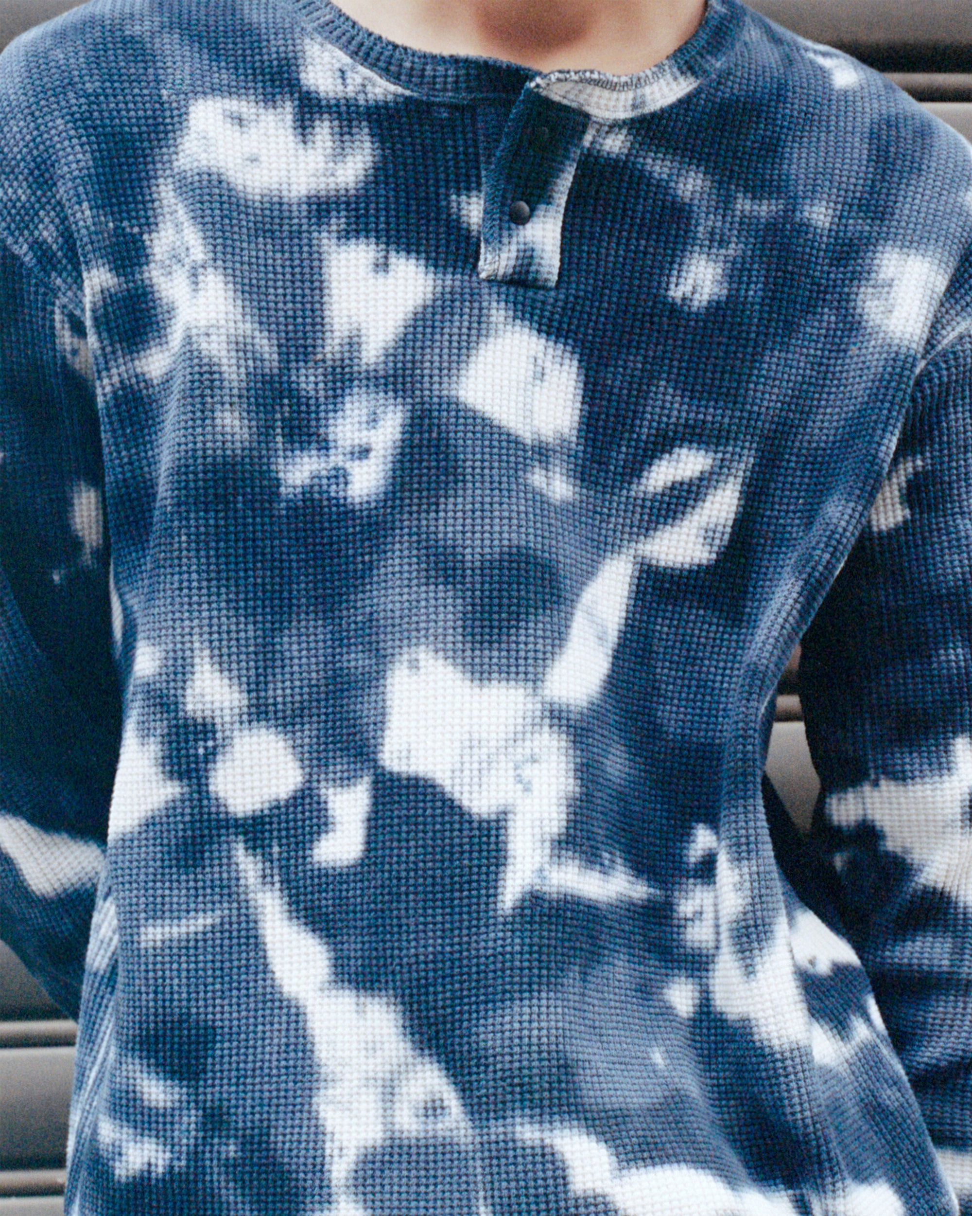 SNAP HENRY L/S TEE DYED CAMO