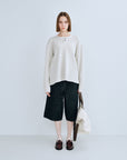 SNAP HENRY L/S TEE OATMEAL