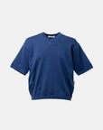 SPLIT S/S KNIT TEE NAVY