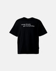 MESSAGE TEE BLACK