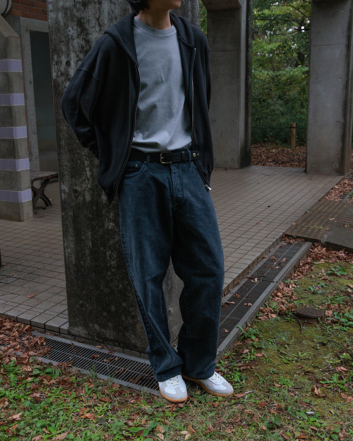 BF GARMENT DYED SELVEDGE JEAN BLACK