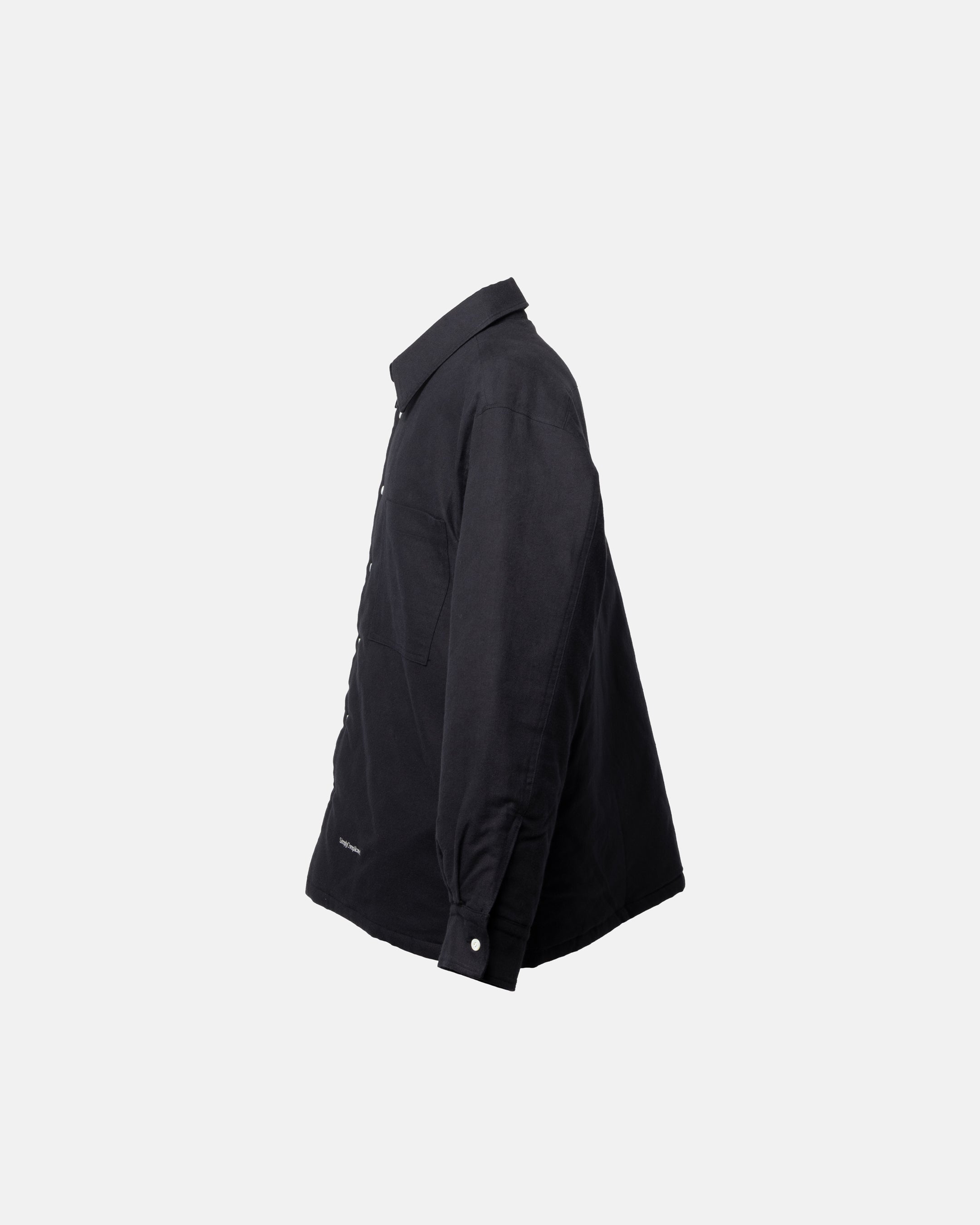 FLANNEL OVER SHIRT BLACK – SimplyComplicated