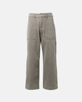 OLIVE DENIM BAKER PANTS