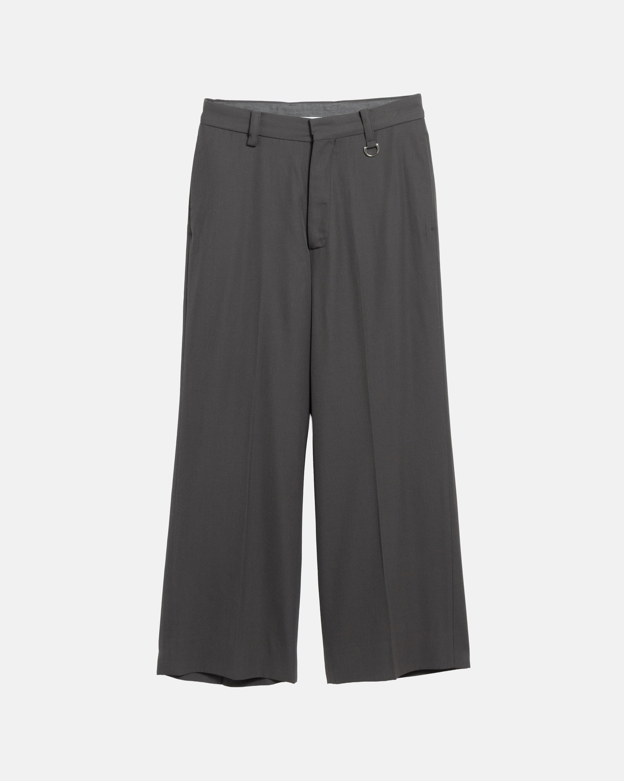EVERYDAY VIRGIN WOOL TROUSERS CHARCOAL