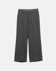 EVERYDAY VIRGIN WOOL TROUSERS CHARCOAL