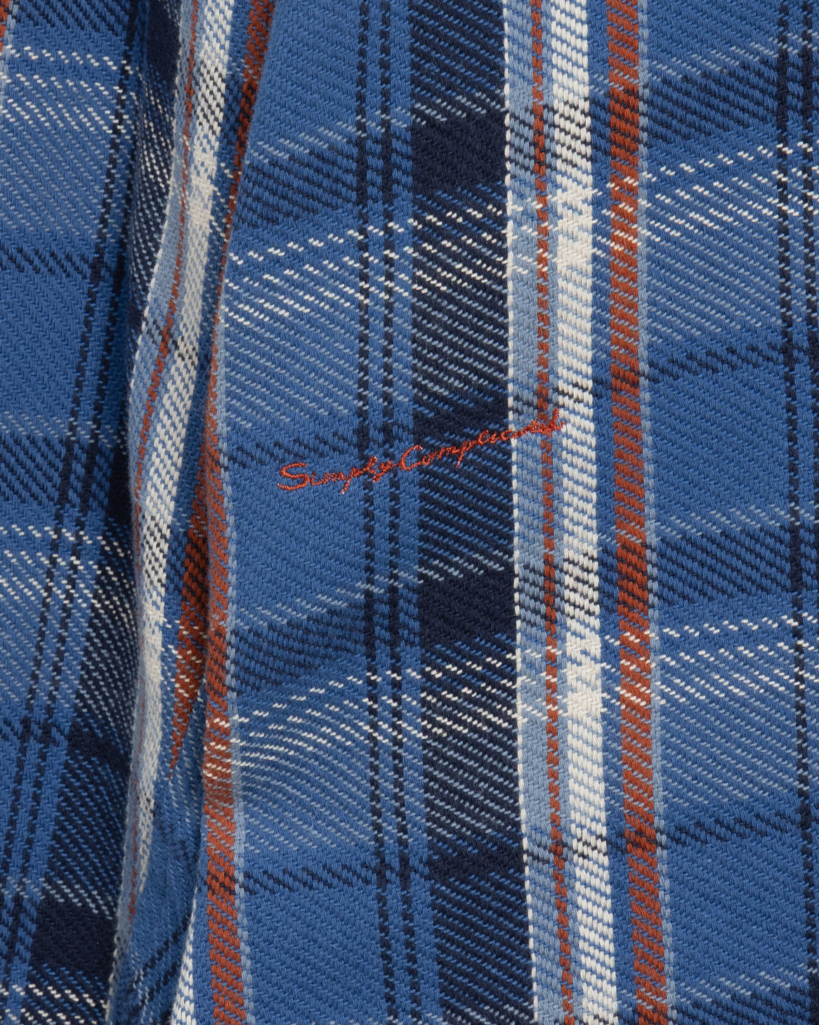 RAW EDGE CHECK SHIRT BLUE CHECK